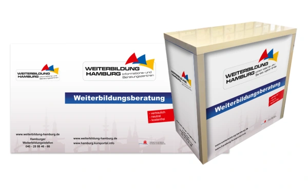 WHSB-Grafiker Hamburg-Messezubehör-Werbematerial