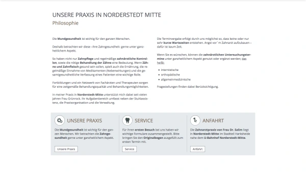 Zahnarztpraxis-N-Salim-2-Grafiker-Hamburg-Webseite